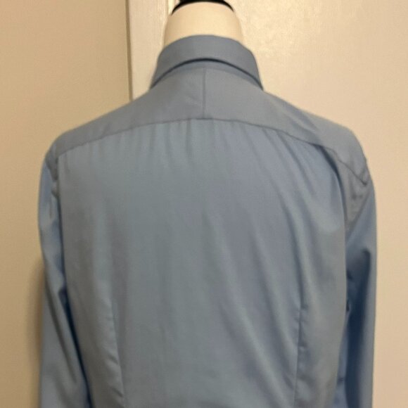 NWOT Ralph Lauren Non Iron Blue 100% Cotton Shirt/Blouse US M - Picture 5 of 11